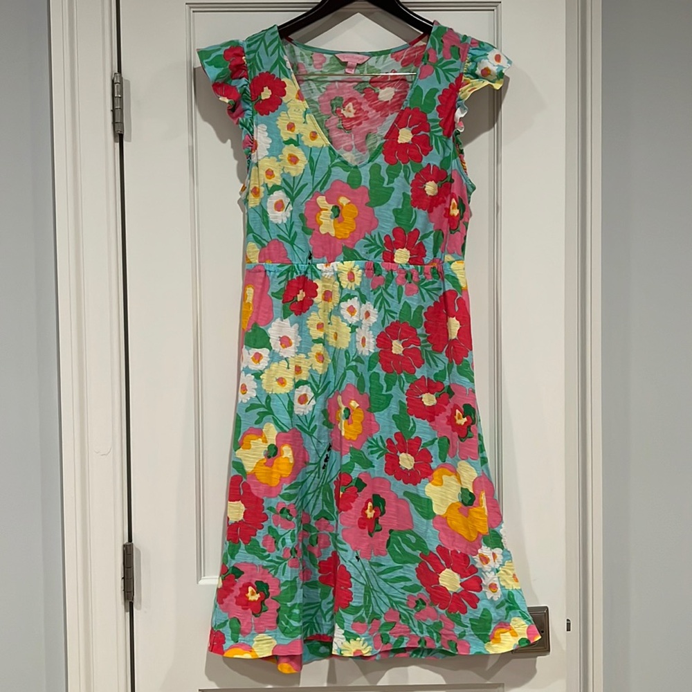 Lilly Pulitzer Womens Floral Dress Size L